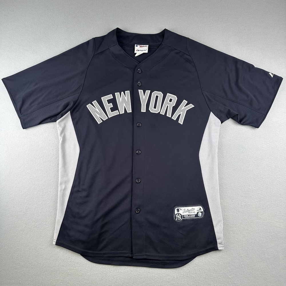 Majestic MLB Authentic Men's New York Yankees Baseball Jersey Size Large